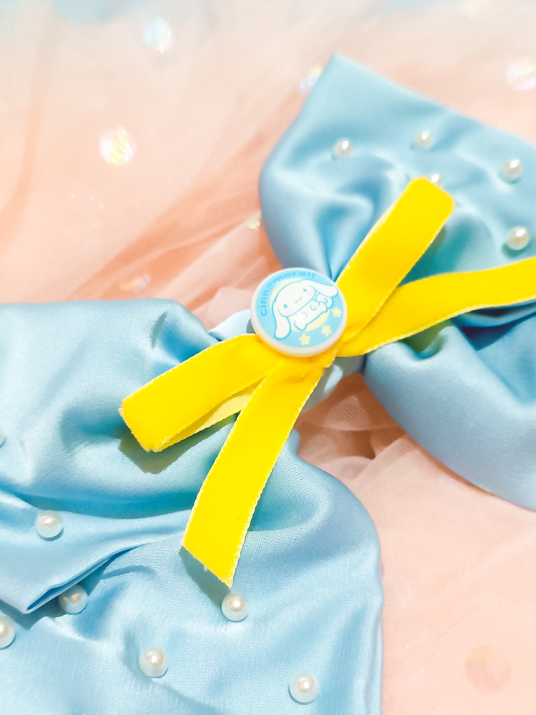 Kawaii Couer Pearl Bow