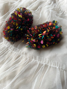 Confetti Tulle Clip || Celebration