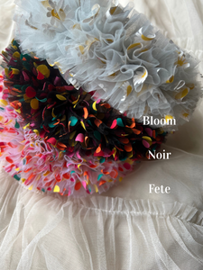 Confetti Tulle Clip || Celebration