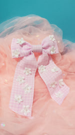 Load image into Gallery viewer, Tea Party Bow Barrette
