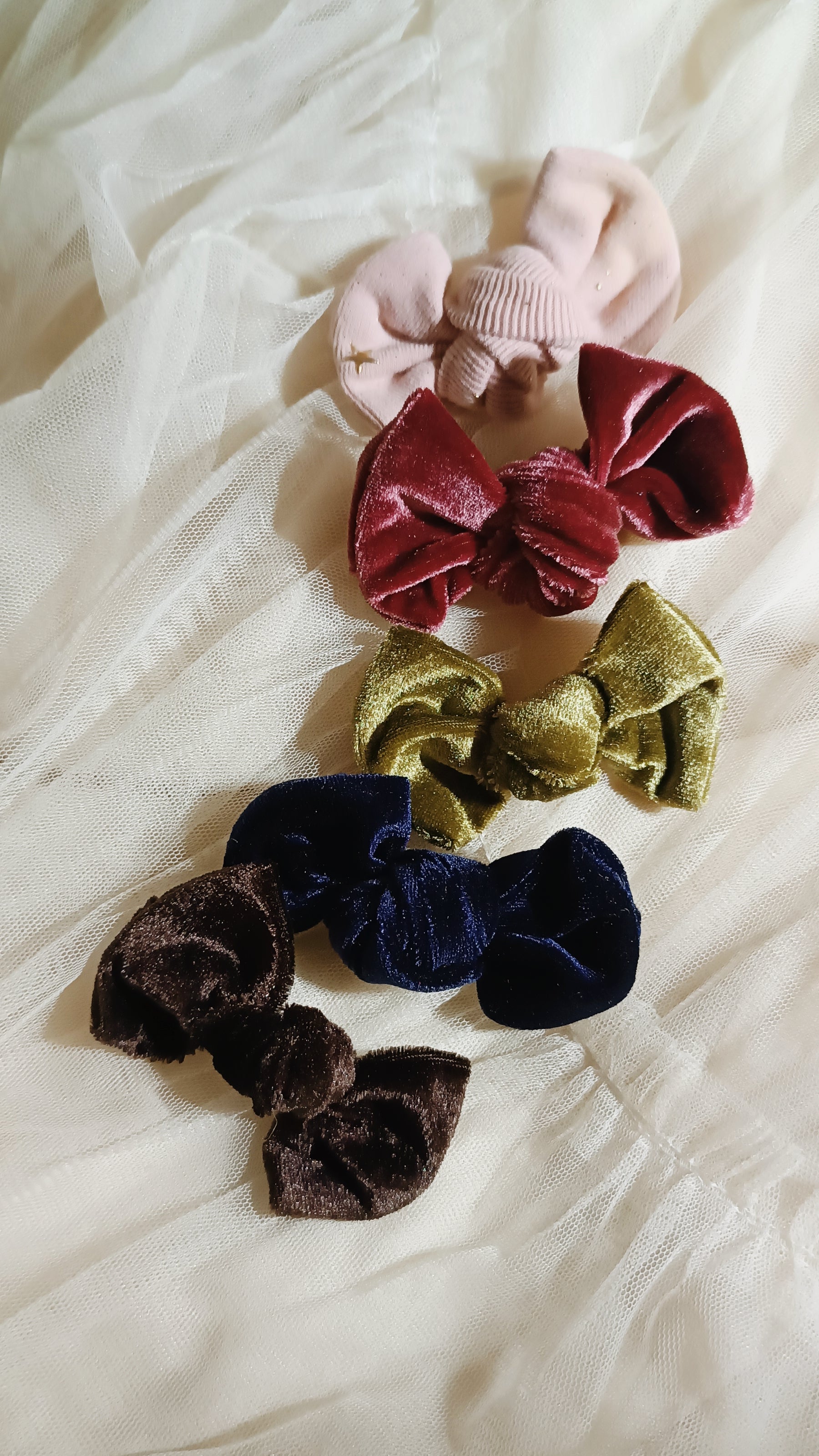 Farfalle Bow Pair || Velvet